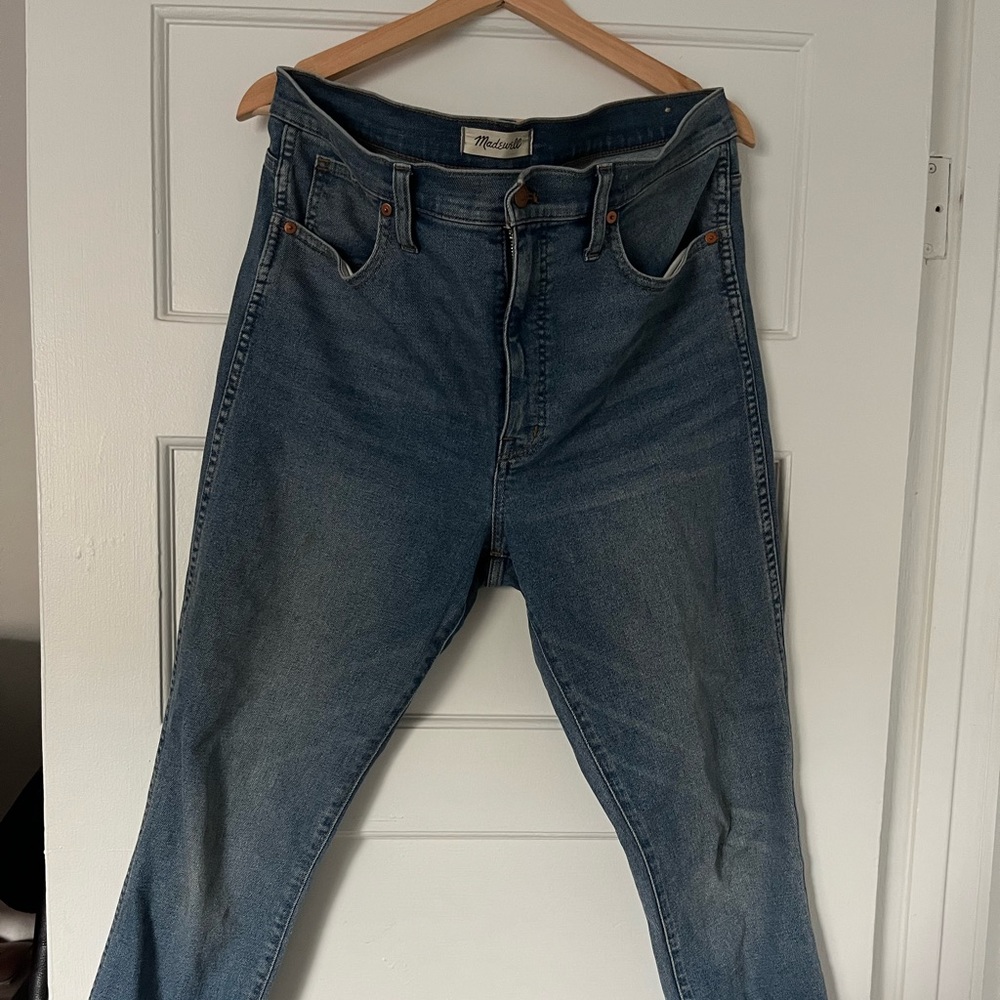 Madewell 10” Skinny High Rise with Chewed Hem